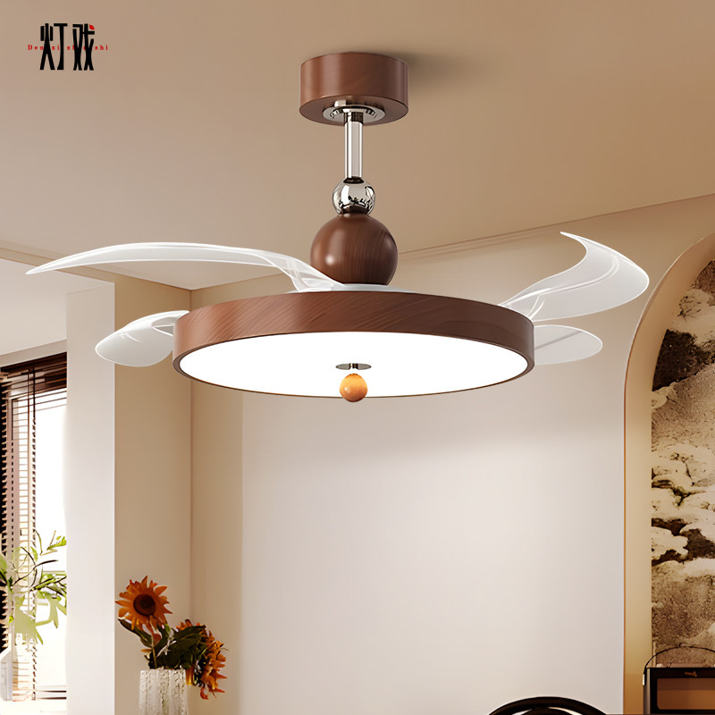 新中式风扇灯吊扇灯2025新款吸顶家用餐厅卧室电扇吊灯中山灯具,家装灯饰光源,餐厅吊灯,淘宝优惠券,粉丝福利购,淘宝优惠卷