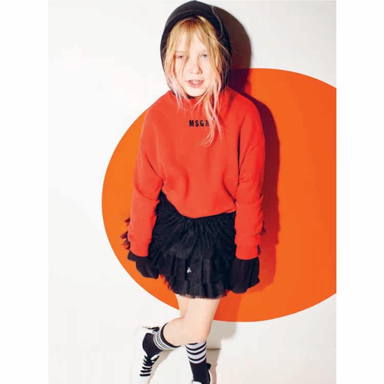 lenias LN家 MSGM 17秋冬 公主裙女童 蓬蓬 蛋糕短裙