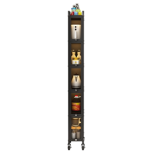 厨房夹缝置物架落地多层小尺寸冰箱缝隙侧收纳超窄边柜靠墙储物柜