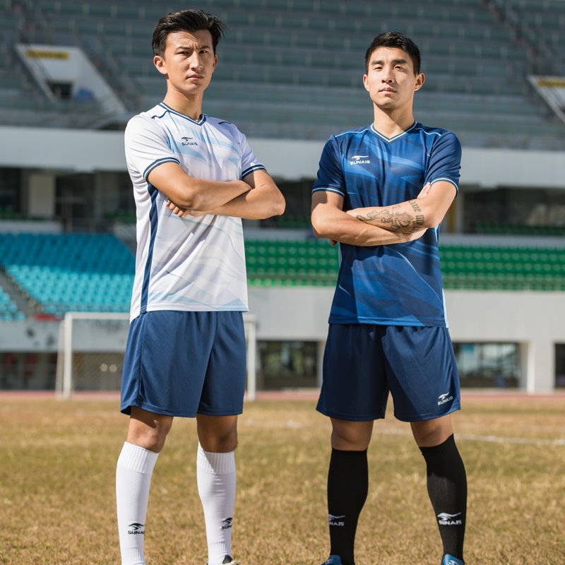 舒莱狮SUNAIS雷霆足球服套装可印制青少年足球训练比赛队服成人穿