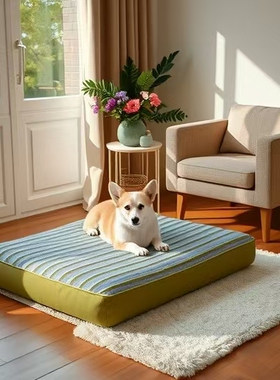 狗狗垫子四季睡垫宠物夏季凉席夏天狗窝柯基冰丝降温耐咬窝垫大号