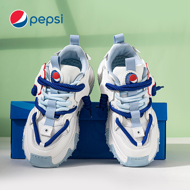 Pepsi/百事男鞋运动鞋春季网面透气老爹鞋厚底增高休闲青少年鞋子