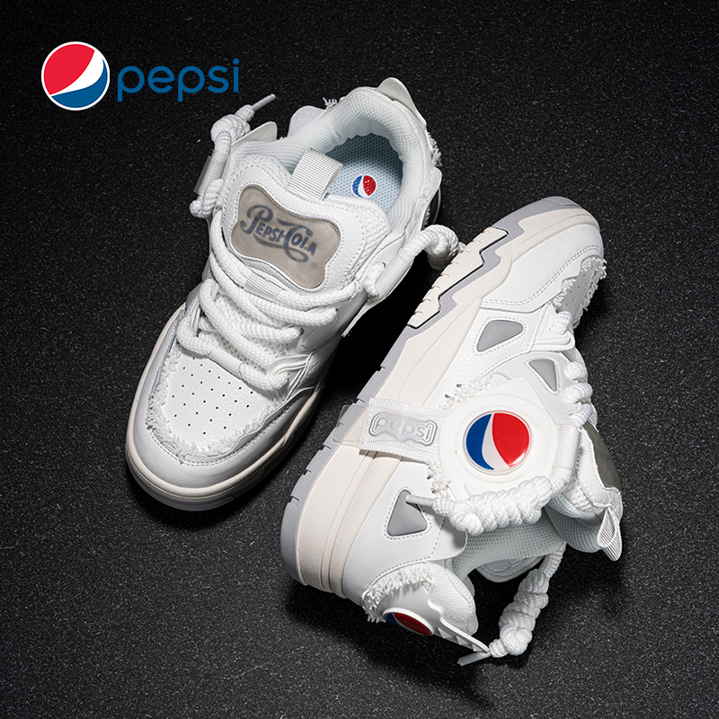 Pepsi百事高帮鞋男鞋2025春季新款空军男士一号厚底休闲运动板鞋