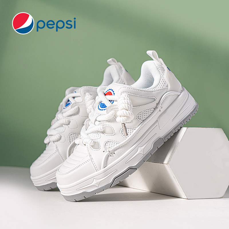 Pepsi/百事小白鞋子男款2025新款运动鞋休闲情侣板鞋经典超火男鞋