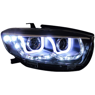 专用于09-11款丰田汉兰达大灯总成改装LED大灯LED日行灯LED转向灯