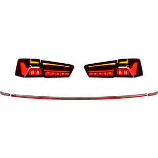 专用于奥迪A6L贯穿LED尾灯总成12-15款改装LED动态流水转向尾灯