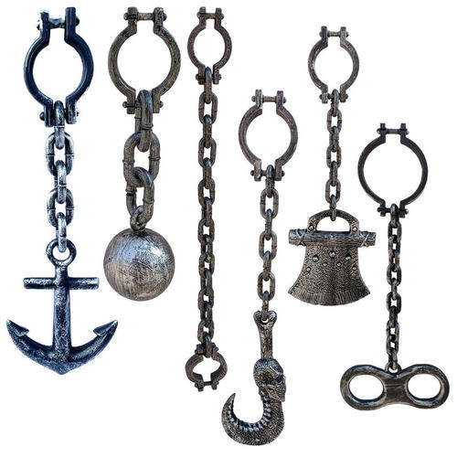 仿真手铐脚镣道具监狱囚犯人锁链