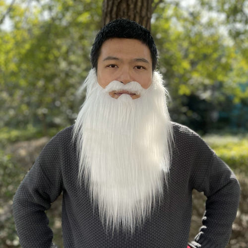 五娃争福戏剧装扮胡子搞笑