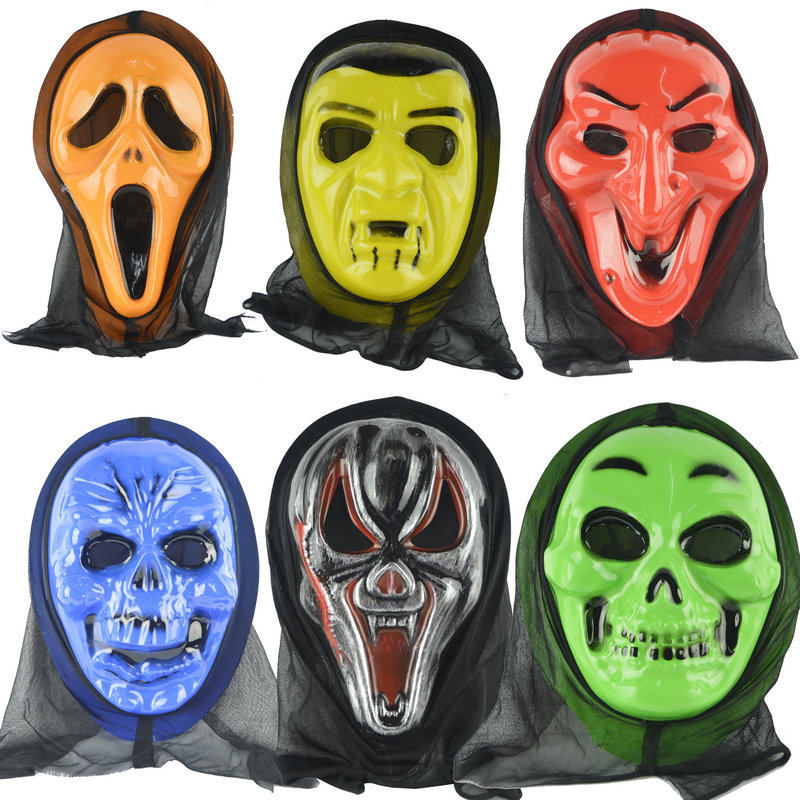 万圣节恐怖鬼脸面具 愚人节整蛊吓人道具 惊声尖叫面具僵尸吸血鬼