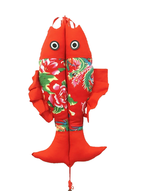 蒙山妈妈传统手工布鱼居家挂饰