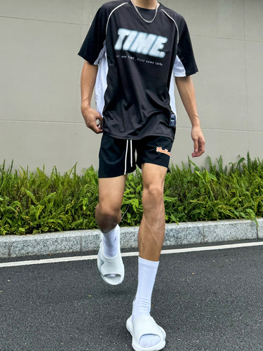 andtime正品穿梭复古短袖