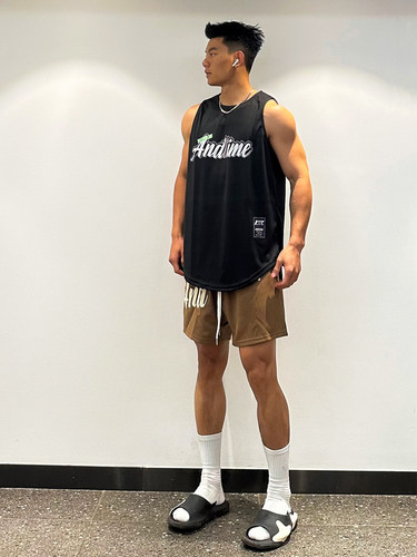 正品andtime破浪美式背心t恤