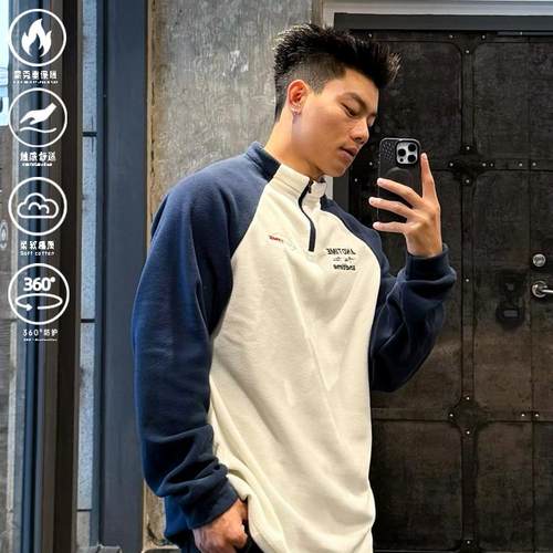 正品ANDTIME美式拉链外套