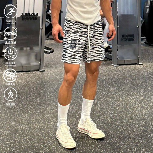 正品andtime美式凉感短裤