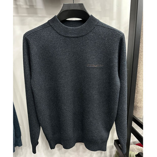 羊毛衫男100纯羊毛加厚毛衣男款冬季新款凤凰雪马金菊男士羊绒衫