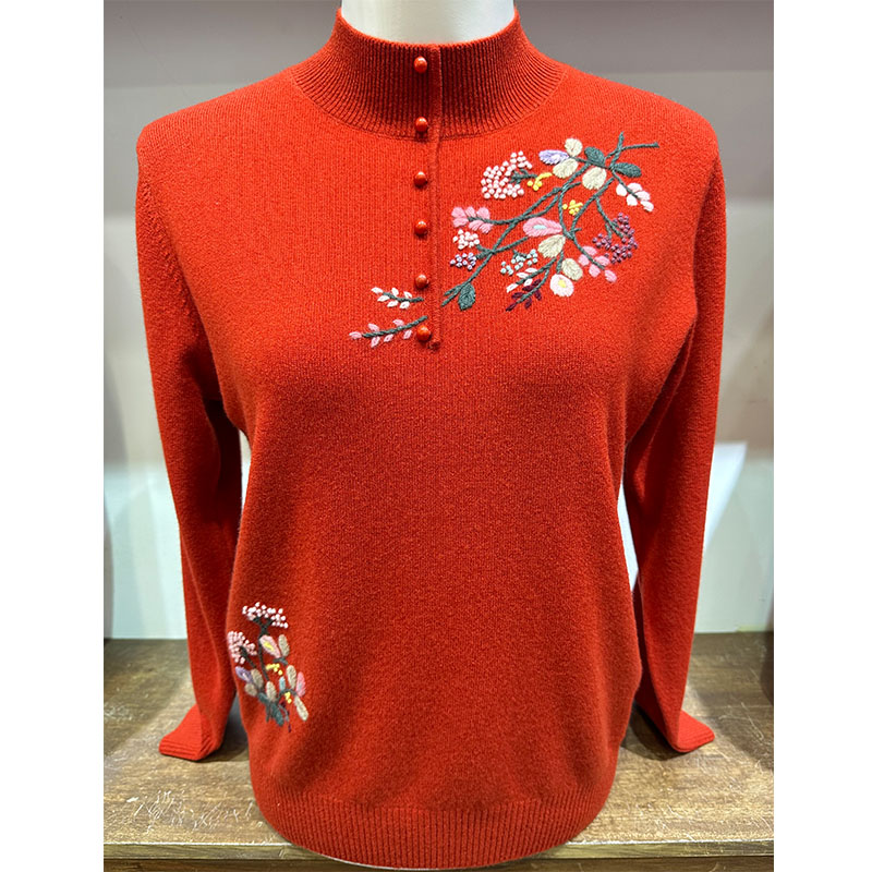 依卡璐妈妈羊毛衫毛衣女2025新款