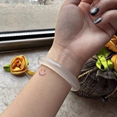 天然玉髓玛瑙手镯 白月光 仙女款 玉镯 童镯款 高冰无胶无染安全