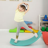 Children's smart balance board, wooden, versatile, upturned seesaw, vestibular sensory integration training equipment, home fitness room thumbnail 4