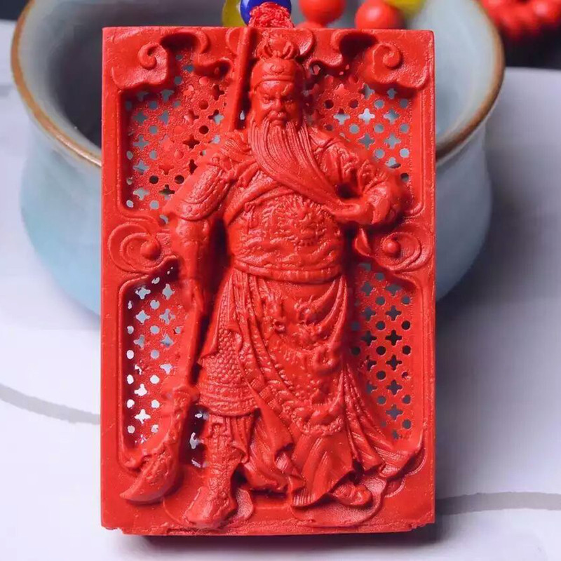 武财神台湾原色帝王红护身挂件