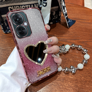 oppok11x手机壳oppo保护套K11x硅胶PHF110全包5G防摔opk带镜子oppk软壳opook11男女opopk新款x5g高级感0pp0钻