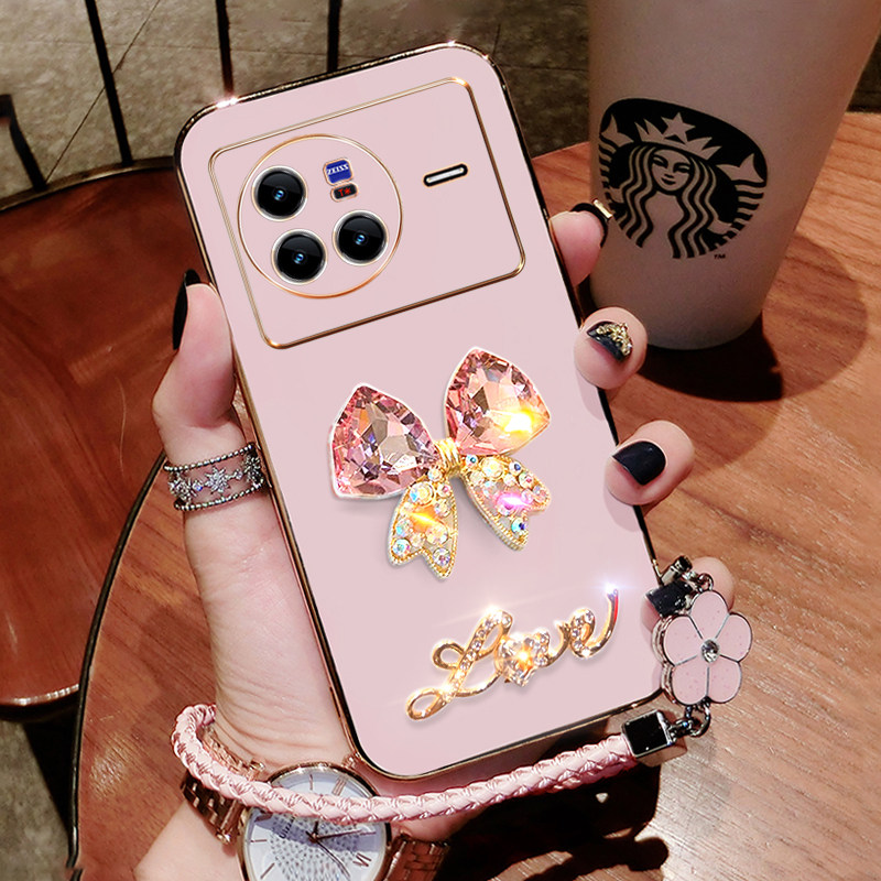 VIVO X80手机壳防摔vivo X80手机套软硅胶viv0x80pro外壳全包镜头V2183A全包边5G保护套vovox80高颜值大气女