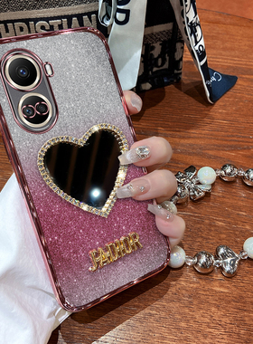 华为nova10se手机壳hinova10es保护套硅胶BNE一AL00全包hi智选防摔novo软壳nove女note带镜子hinove10es可爱