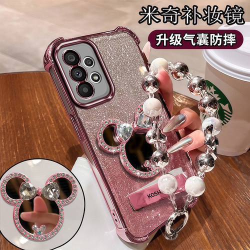 新款手机壳自带补妆镜