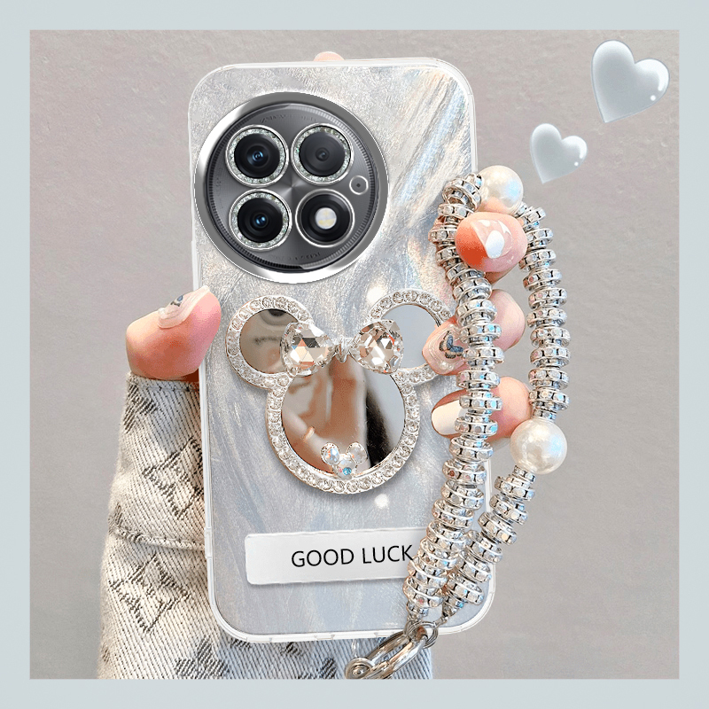 羽纱手机壳保护套补妆镜新款潮流