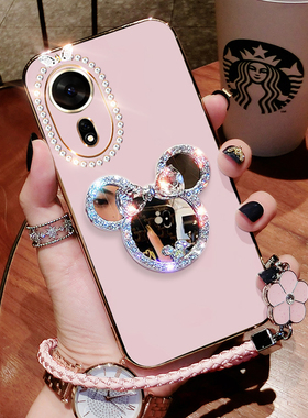 华为hinova12se手机壳智选hinove12es保护套SUP一BD00全包防摔hinovo硅胶hi硅胶软壳nova男女新款潮女补妆镜