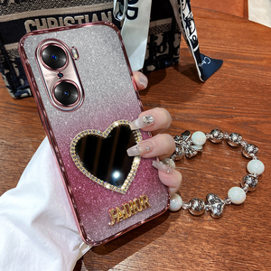 华为荣耀60手机壳带镜子创意外壳