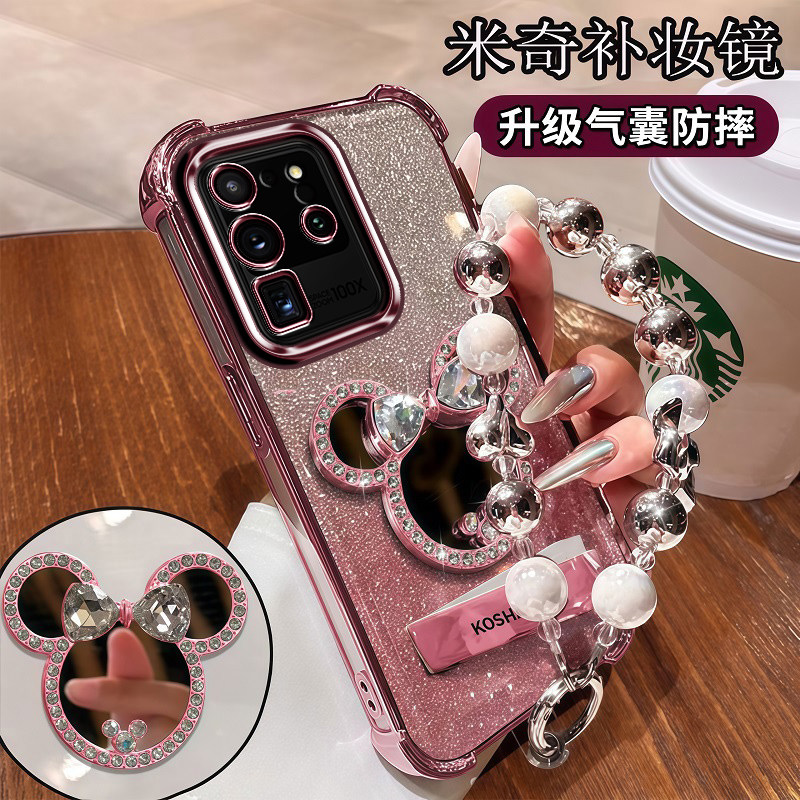 新款手机壳自带补妆镜