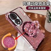 适用于华为荣耀80手机壳honor80pro四角气囊5G保护壳ANN一AN00高颜值ANP外壳80镜头膜八十por爆款 ANOO气质pr0