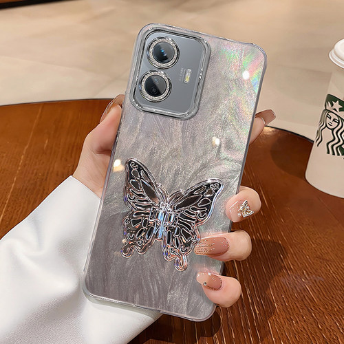 羽纱手机壳保护套蝴蝶支架新款潮