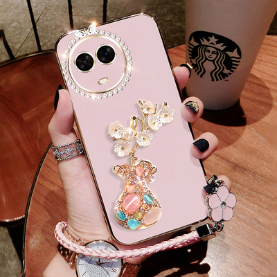 realmeV50硅胶创意手机壳镶钻