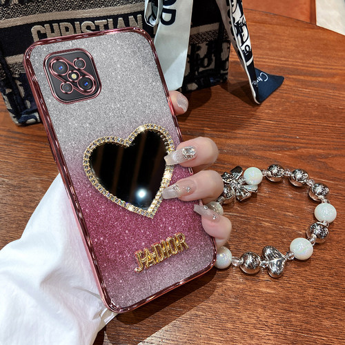 oppoA92s硅胶创意手机壳带镜子