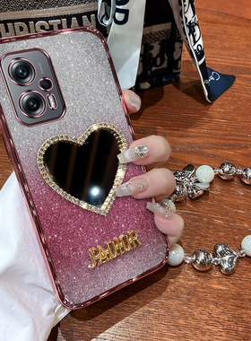 红米note11TPro手机壳小米noto11t保护套pro十硅胶5G全包防摔redmi带镜子redminote软男女创意tpor高级感新款