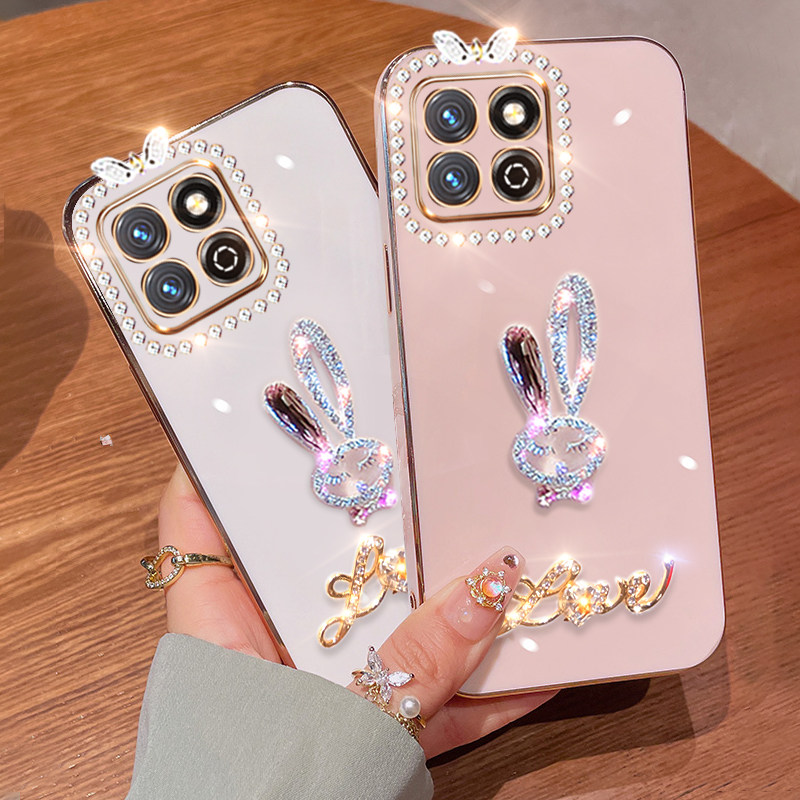 华为荣耀畅玩30m手机壳VNE一AN40新款保护套5G全包高颜值honor带钻3om硅胶VNEAN畅享M30外壳潮女m5g轻奢小众