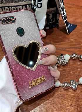 oppoA7手机壳oppo A7x保护A7n硅胶套A7全包opa防摔PBBM00软壳oppoax7男女opooa酷oopoa0pp0直边opopa带镜子钻