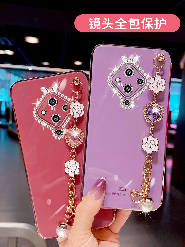 升级直边裸机手感 送全屏钢化膜 斜挎挂链