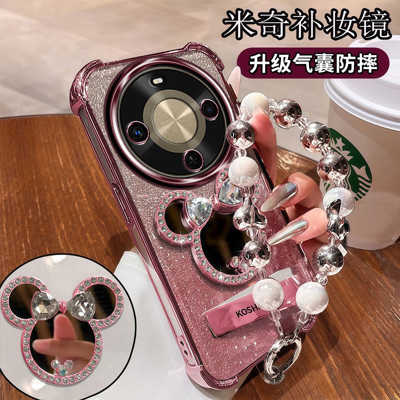 华为畅享70X活力版手机壳时尚个性BRE-AL00a软硅胶保护壳huawei四角气囊70x舌力版ins奢华感大气huawei镜头膜