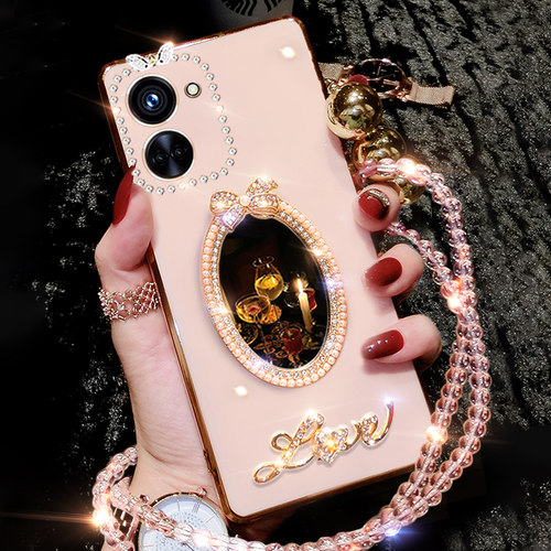 realmeV30硅胶创意手机壳补妆镜