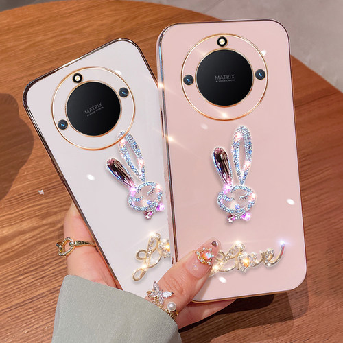 荣耀X40硅胶日韩手机壳全包