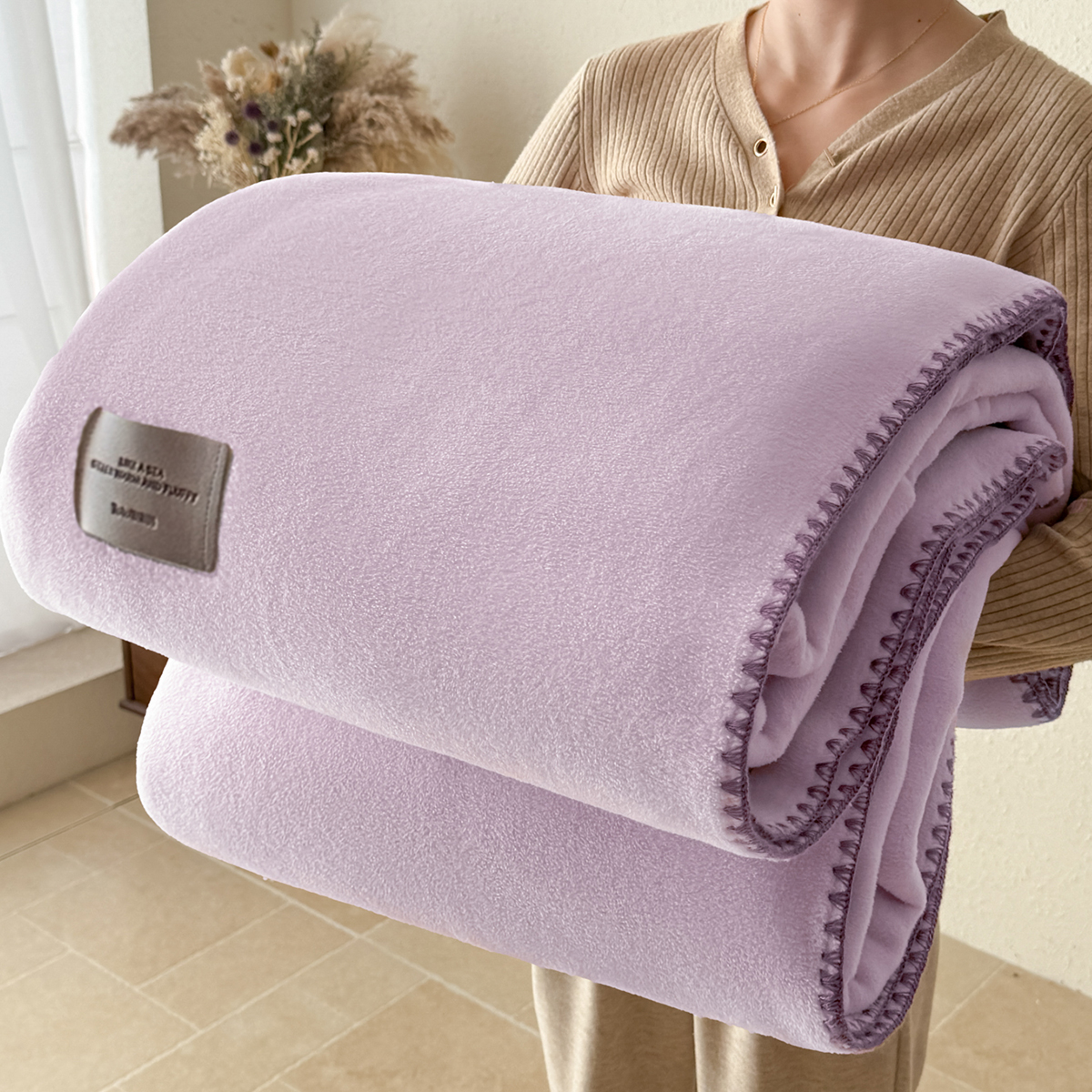 速暖法兰绒毛毯2025新款加厚冬天