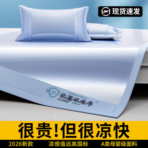 A类清凉舒适负离子抗菌冰丝席
