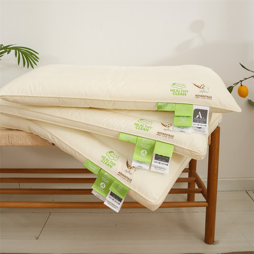 全棉枕头枕芯家用一对单人护颈椎助睡眠护颈枕睡觉专用整头枕低枕