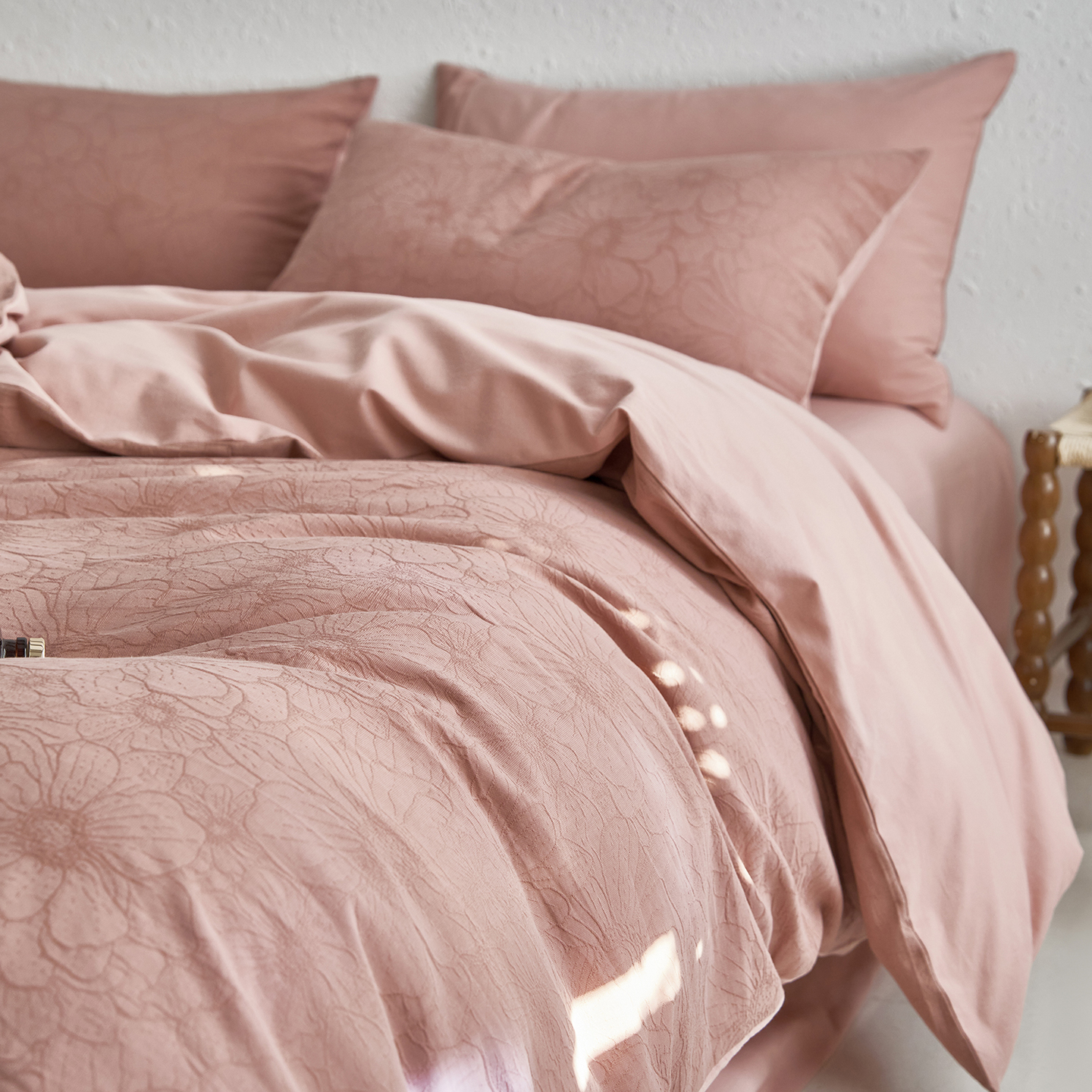 秋冬季加厚提花全棉磨毛四件套