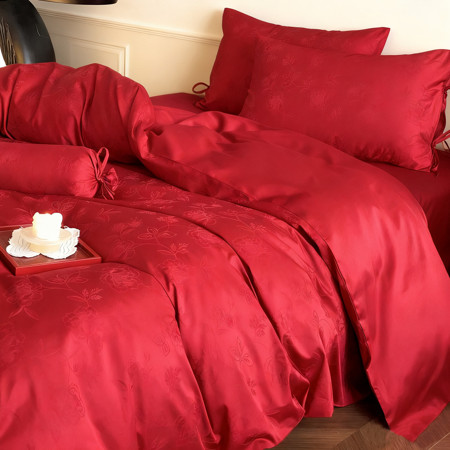 高端婚庆四件套结婚高级感床品