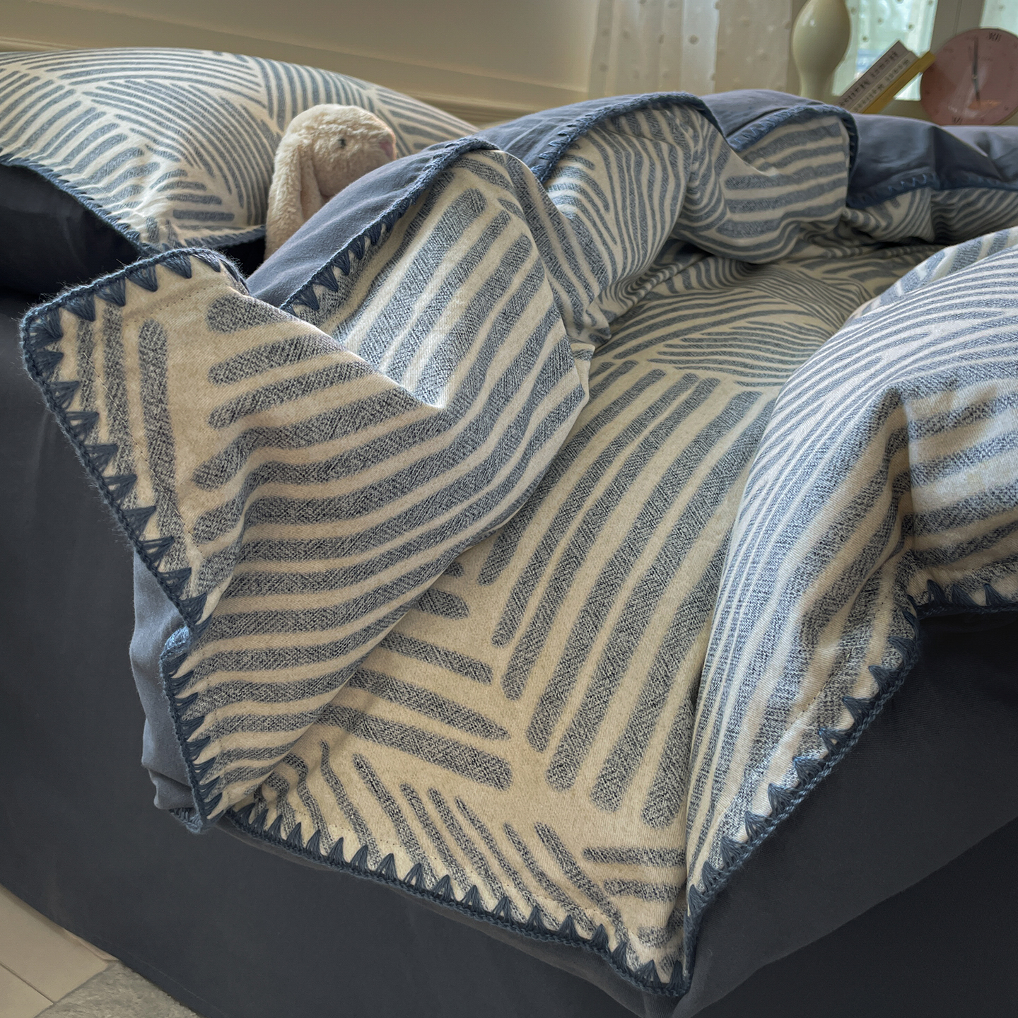 全棉加厚磨毛被套单件纯棉被单