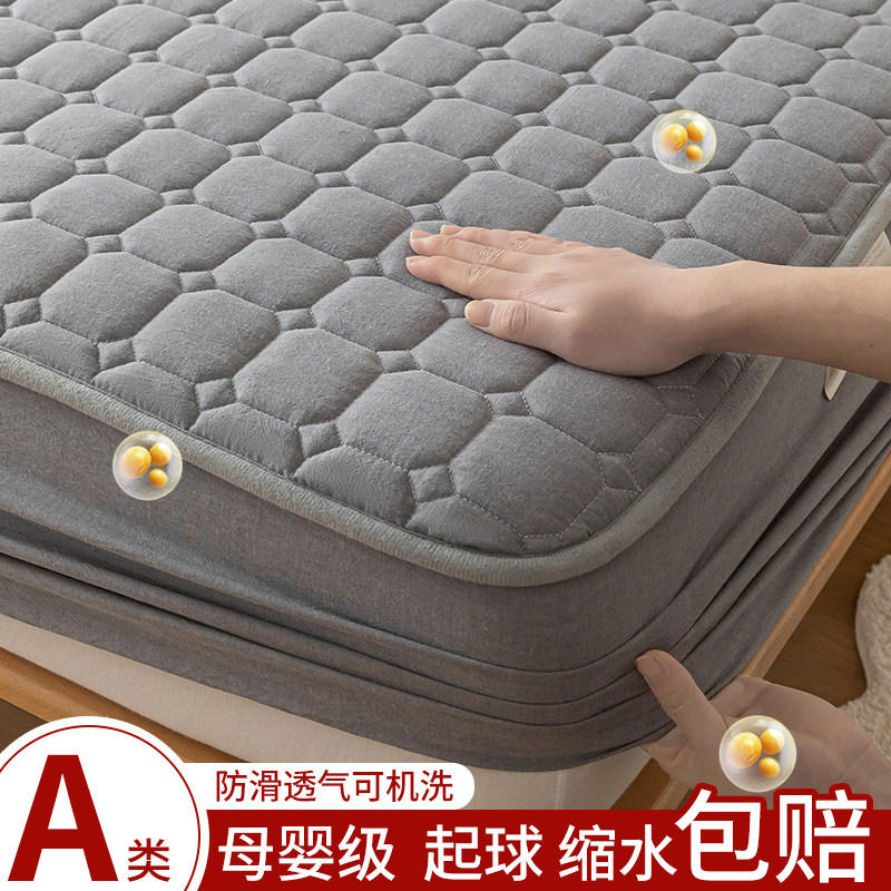 大豆夹棉床笠单件防水隔尿防尘床罩2025新款四季通用床垫套保护罩