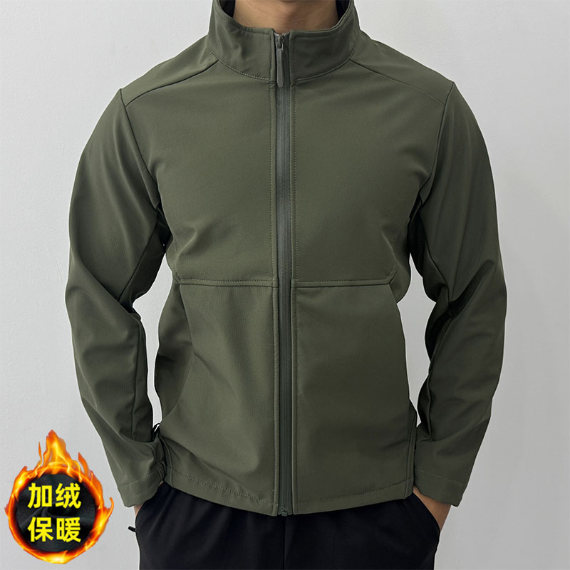 运动外套男秋冬防风防水修身夹克